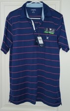 Chaps Golf Blue SS Polo Men's Size Medium NWT Moisture Wicking