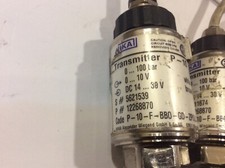 2 items Siemens pressure transmitter sensor 100 bar 0-10vdc p-10-f-bbo- Germany 