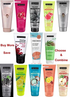 Freeman Facial MASK Peel off,Gel,Clay,Scrub,Clear Skin feeling beautiful CHOOSE