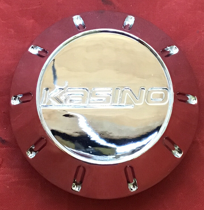 Chrome Kasino Alloys PD-CAP71-P1035 Custom Wheel Rim Center Cap 10923-image