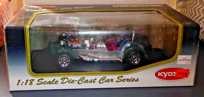 Kyosho 1/18 Caterham Super Seven JPE – Modèle Réduit Voiture Jaune, Diecast, 7022Y