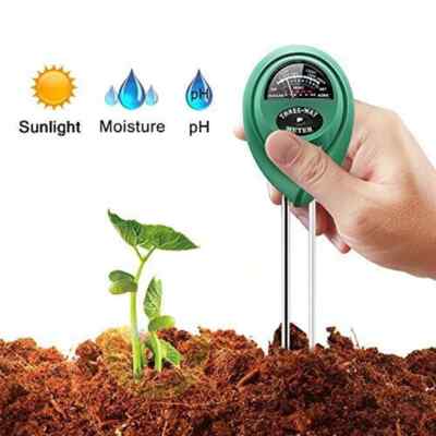 10  3 in 1 Soil PH Meter Tester Meter Plants Acidity Humidity Monitor Detector