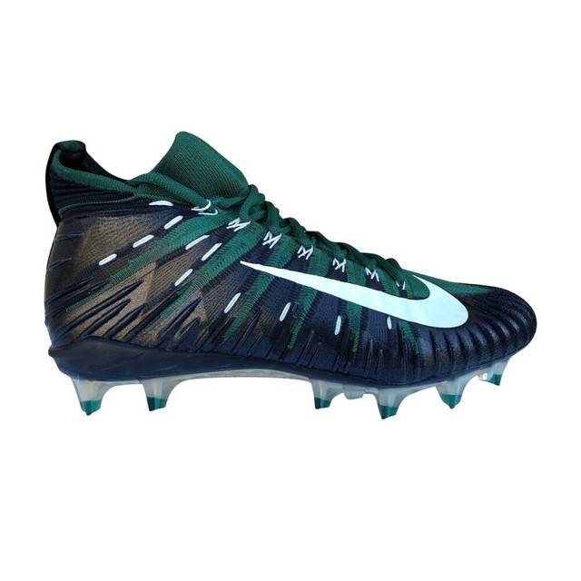 Nike Alpha Menace Elite sz 14 Black Green 877140 310 Football Cleat Vapor SAMPLE | eBay