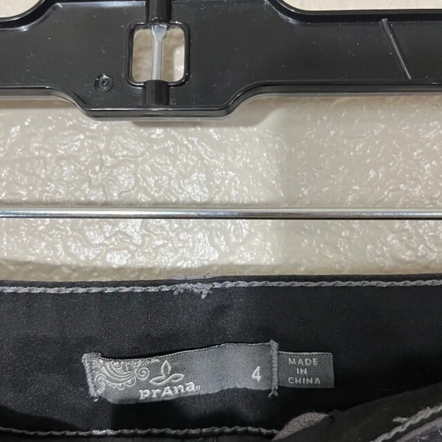 Pantalones de chándal Prana Sky Canyon grises camuflados elásticos 6 bolsillos 4 para mujer Foto 3 de 4