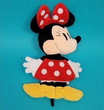 Disney Store Minnie Mouse Plush 12" Flat Stuffed Animal Toy Doll