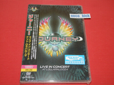 JOURNEY LIVE IN CONCERT AT LOLLAPALOOZA JAPAN DVD + 2 CD SET 5GT