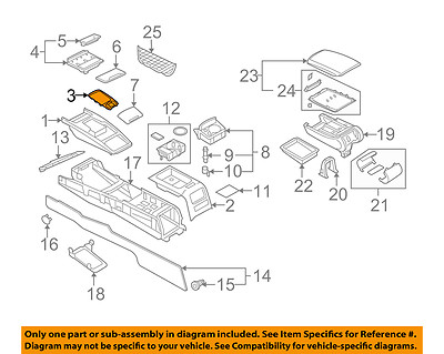 AUDI OEM 05-11 A6 Quattro Console-Frame 4F0864260A Car & Truck Interior
