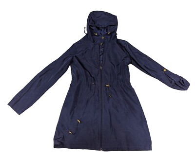 Damen Mantel Gr. 34 Blau Navy Jacke Wintermantel Winterjacke 