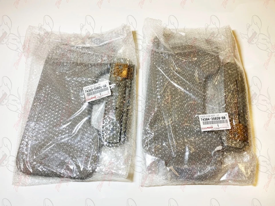 Juego de parasol lateral derecho e izquierdo genuino Toyota FJ Cruiser OEM 2006-2016 Japón Foto 4 de 4