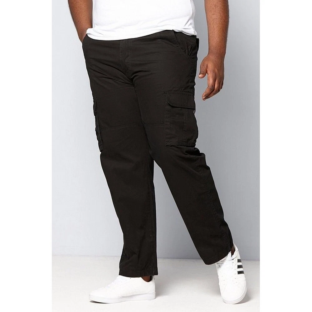 Duke London Mens Tall Fit Cotton Cargo Trousers DC163 eBay