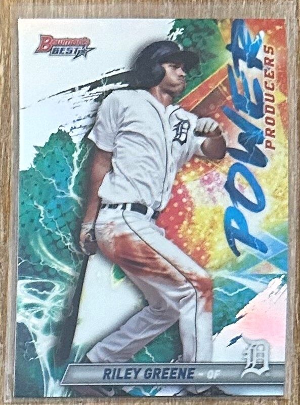 2019 Bowman's Best Riley Greene #PP-RG Power Producers Prospect Refractor Tigers