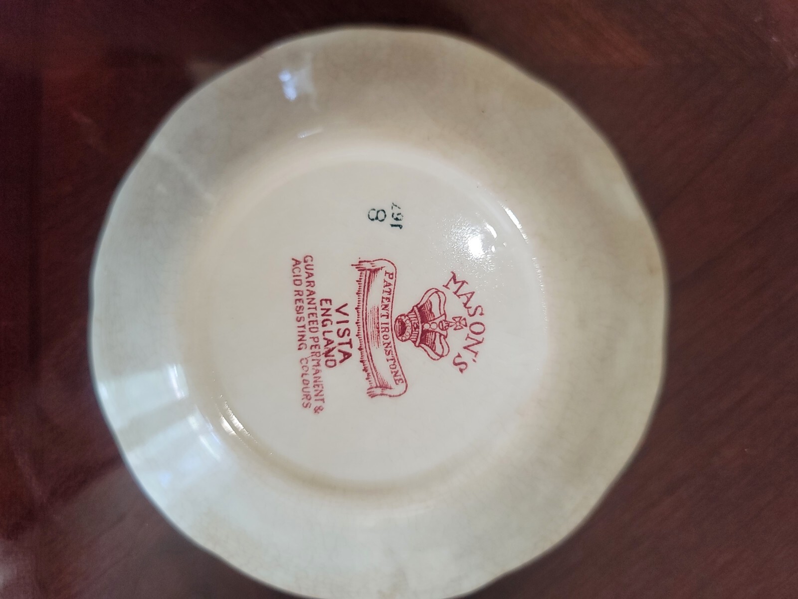 Mason's Patent Ironstone Vista England 🇬🇧 Vintage China Antique