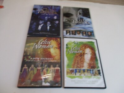2 Celtic Thunder (Quintet (dvds)  and 2 Celtic Woman dvs). Region 1  NTSC