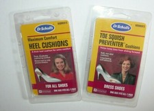 NEW NIP Dr Scholl's Women's Toe Squish Preventer Maximum Comfort Heel Cushions