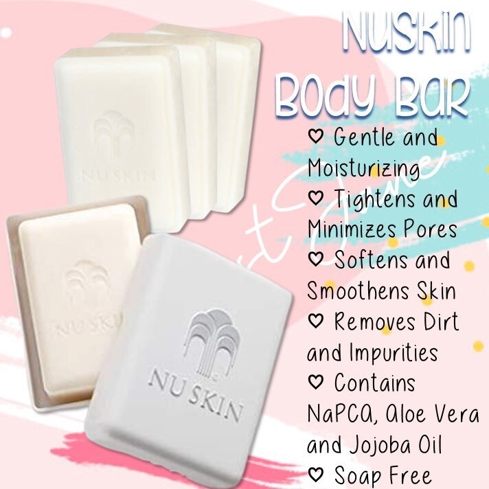 Nu Skin Body Bar, Nuskin Body Cleanser soap set/kit, body spa, BUNDLE