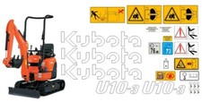 Kubota U10-3 MICRO DIGGER AUFKLEBER SET. KOMP...
