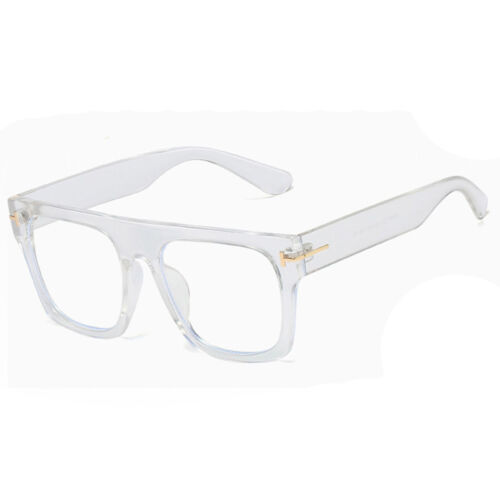Women Men Oversized Clear Lens Eyeglasses Frames Unisex Eyewear - Picture 1 of 6
