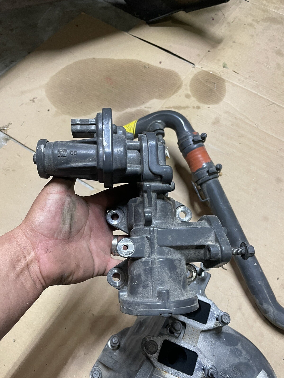 Cummins ISL / PX9 Air Intake Connection With EGR Valve, EGR Crossover