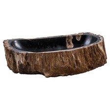 Petrified wood natural sink Washbasin Dec Vanity Handmade Home Bathroom
