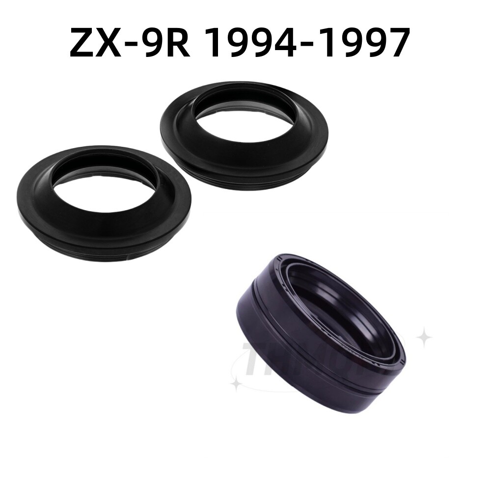 こすめ For Kawasaki ZX 900 Ninja ZX-9R 1994-1997 Fork Oil Seal & Dust