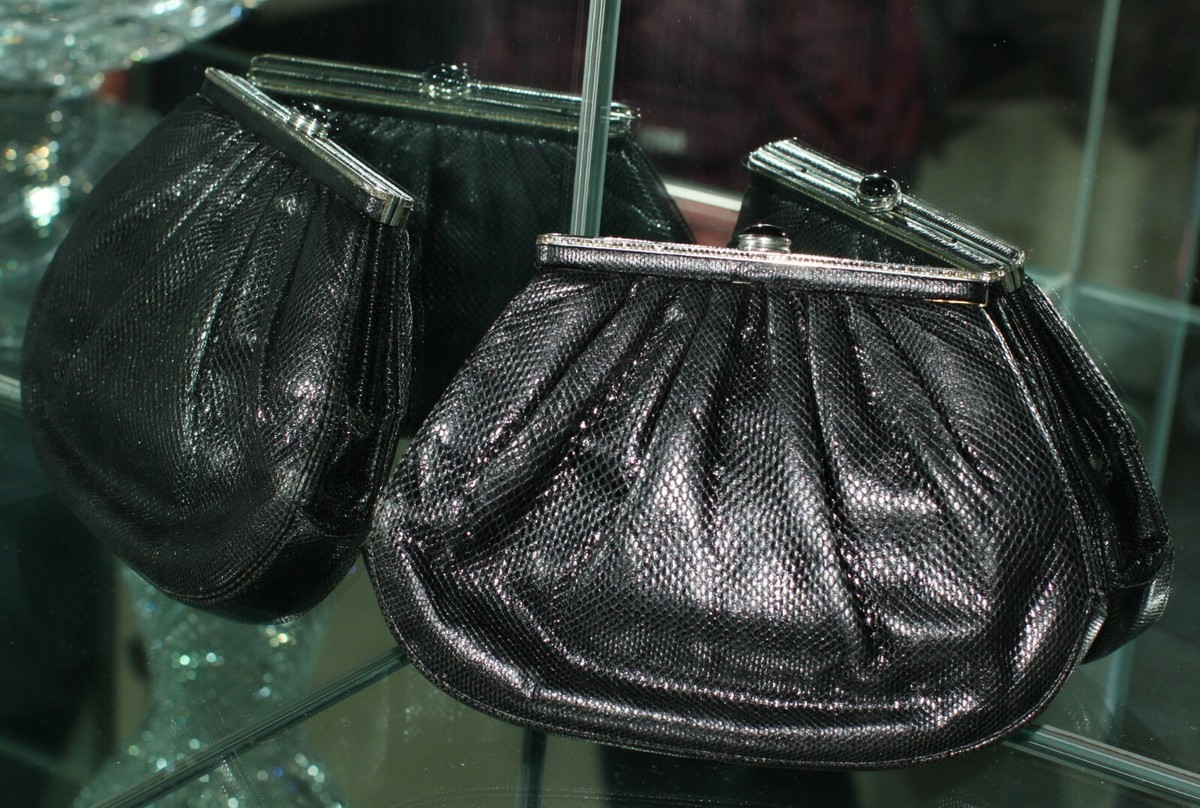 Judith Leiber ブラック パーティーバッグ Judith Leiber CLASS BLACK ART DECO BAG CLUTCH SWAROVSKI CRYSTAL