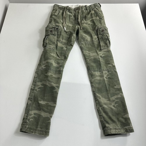 Abercrombie & Fitch Pants Men's 32x34 Camo Cargo Paratrooper Y2K