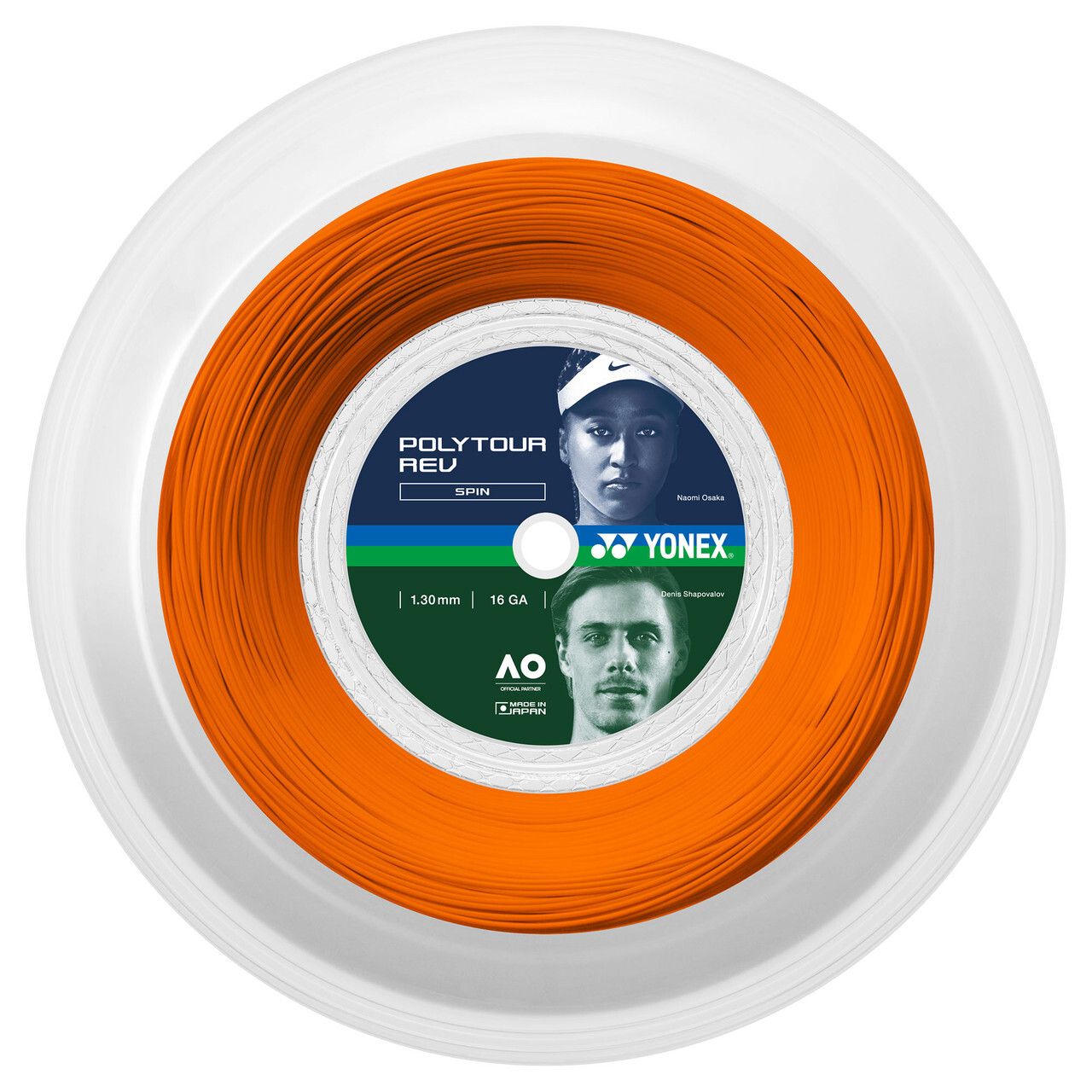 Yonex Poly Tour Rev 16 1.30mm Tennis Strings 200M Reel