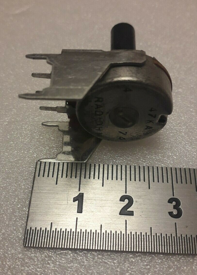 Potentiomètre Radiohm 47 KA.Potentiomètre court. Axe 6mm. - NEW Old ...