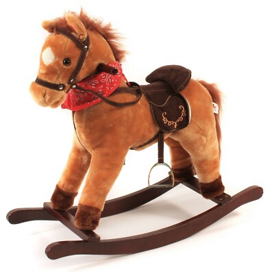 Bayer Chic 2000 Schaukelpferd COWBOY rostbraun TOP