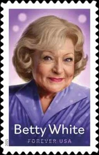 USScott #5976  Betty White Forever Stamp Single Scott #5976 S24