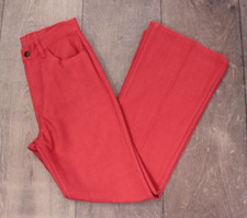 VTG Women's 70s Levi's Coral Bellbottoms 1970s Sz 26 Bell Bottom Jeans White Tab