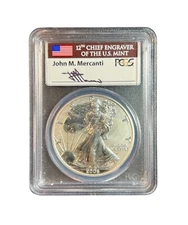 $1 2006 Eagle Rev. Proof - PCGS PR69 - Mercanti Signed - 20th Anniv. - 0095