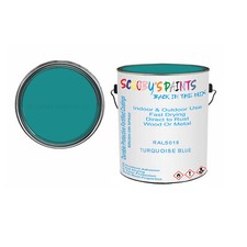 Ral5018 Turquoise Blue Direct Metal Paint Brush On Rust Inhibitor Gates Cooker