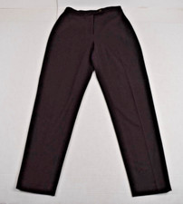 Vintage Pants Smooth Petites Size 2P W26 L28 80s Black Soft Stretch Made USA