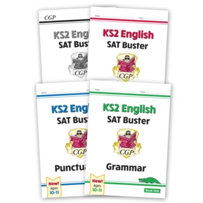 CGP Complete KS2 English SAT's Buster Workbook Bundle 1 for year 6