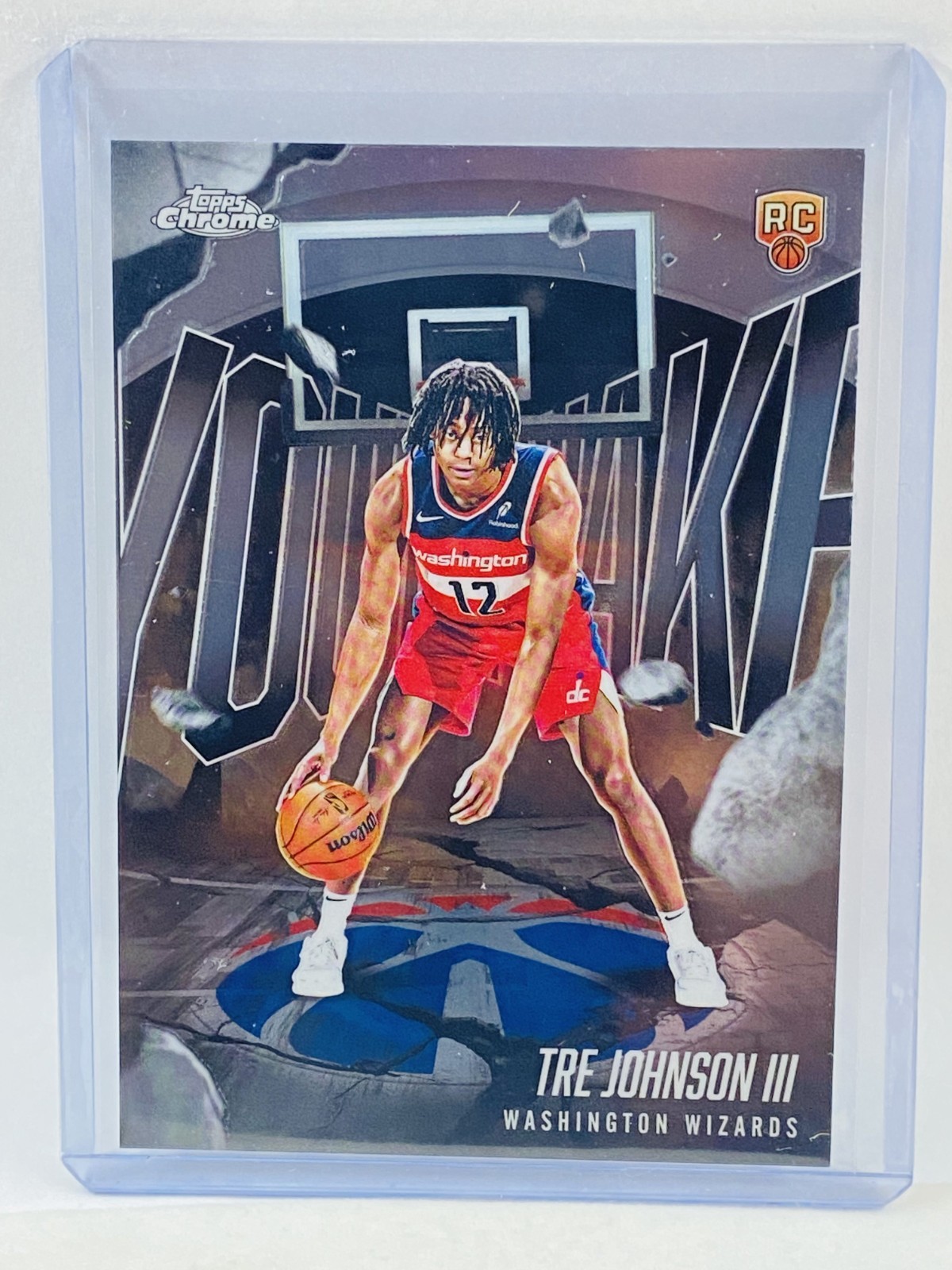 2025-26 Topps Chrome Tre Johnson III RC Youthquake YQ-6