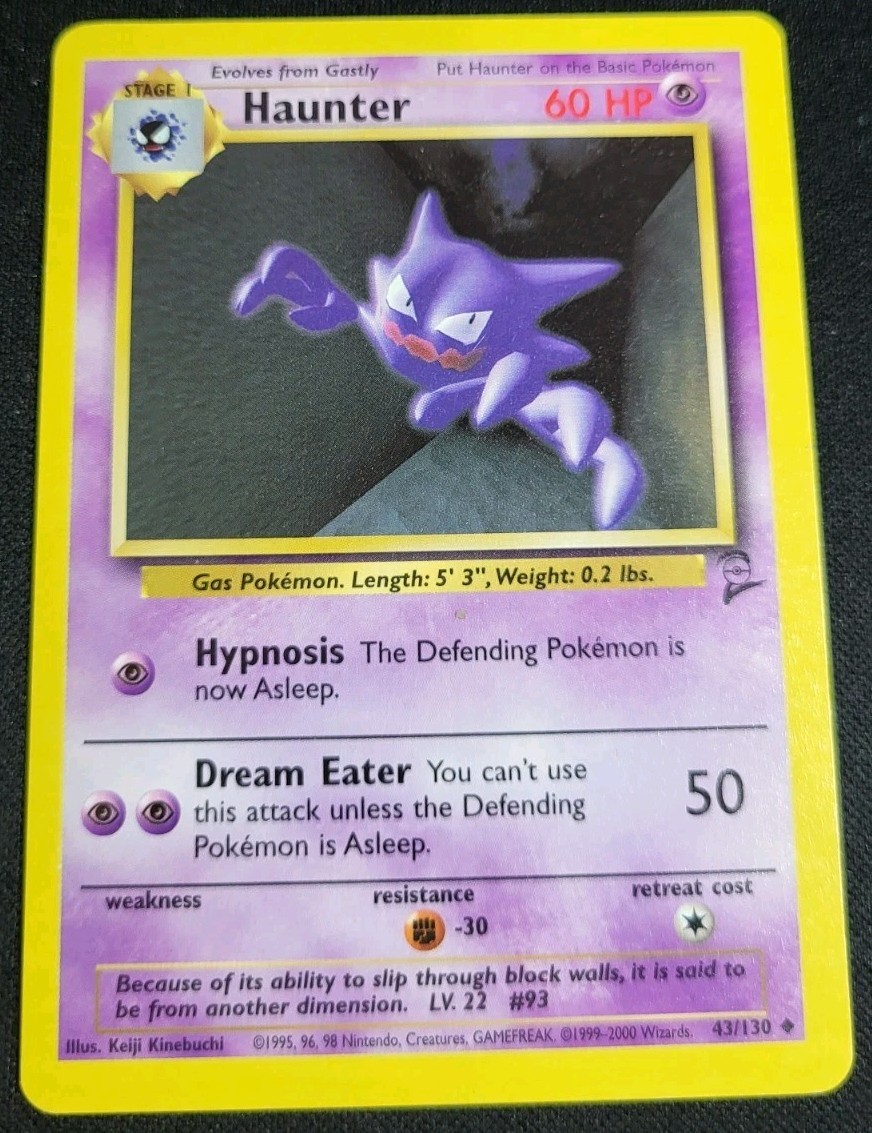 HAUNTER 43/130 BASE SET 2 UNCOMMON POKEMON TCG VLP