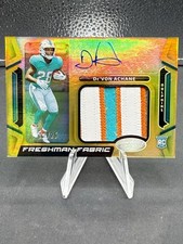 2023 Panini Certified - Freshman Fabric Signatures De'Von Achane #FFMS-32  02/25
