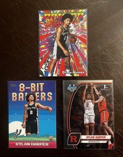 DYLAN HARPER TOPPS 2025 8-BIT BALLERS RC CARD,POWER PLAYERS, BOWMAN CHROME U 1ST