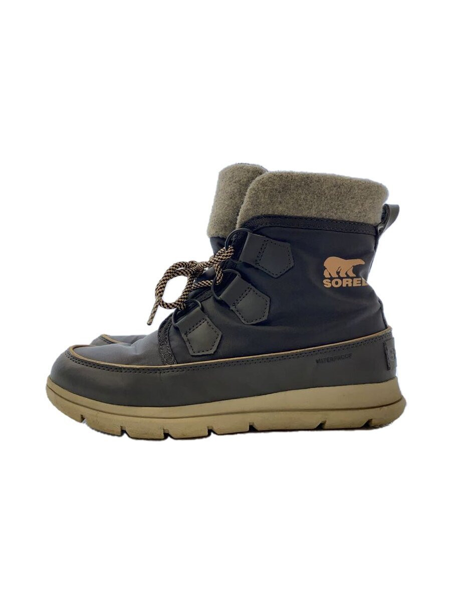 Sorel Lace-Up Boots/23.5Cm/Gry/Nylon 858