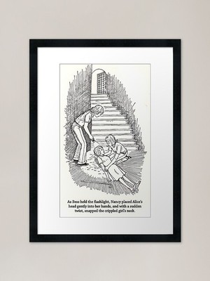Schläger Nancy Drew in ''The Witness'' Fr gerahmtes Wandbild Poster Leinwanddruck Bild