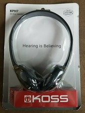 koss kph7 lightweight portable headphone black