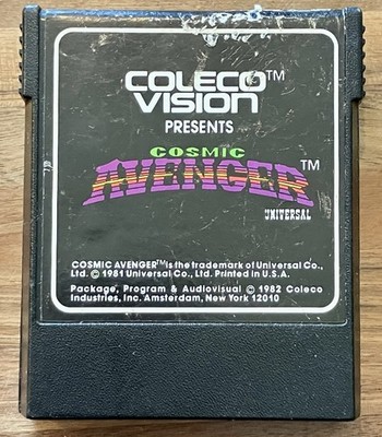 Cosmic Avenger (Colecovision, 1982) *CARTRIDGE ONLY*Coleco Vision - Tested
