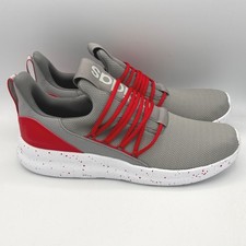 Adidas Lite Racer Adapt 7.0 Shoes Mens 13 Grey Red Speckle JR0548