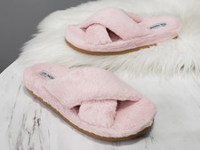 NEW NO BOX Steve Madden Faux Fur SLIPPERS HOUSE SHOE SLIDE EURO 40 / US 9 - 9.5