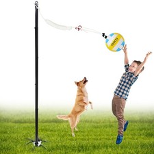 ASOCEA Adjustable Tether Ball and Rope,Backyard Tetherball Set for Kids/Adult...