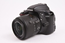 Nikon D3300 24.2MP DSLR Camera w/18-55mm Lens Shutter Count 11,000 T-35302