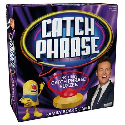 Catch Phrase ITV Familien Brettspiel mit Buzzer - 2-4 Spieler ab 8+ Big Sky