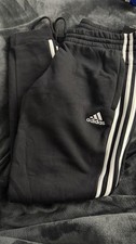 Adidas Women's 3-Stripes Pant Size Medium - Black NEW