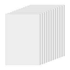 Foam Board, 12 Pack 24 x 36 Inch, 3/16 Inch Thickness White Poster Board, Acid-F